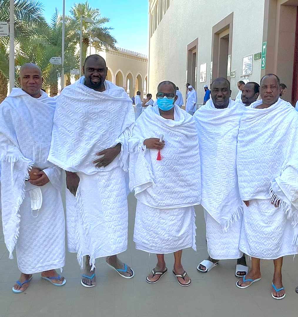 HE Bala Mohammed and others in Saudi Arabia during the 2022 Hajj Pilgrimage